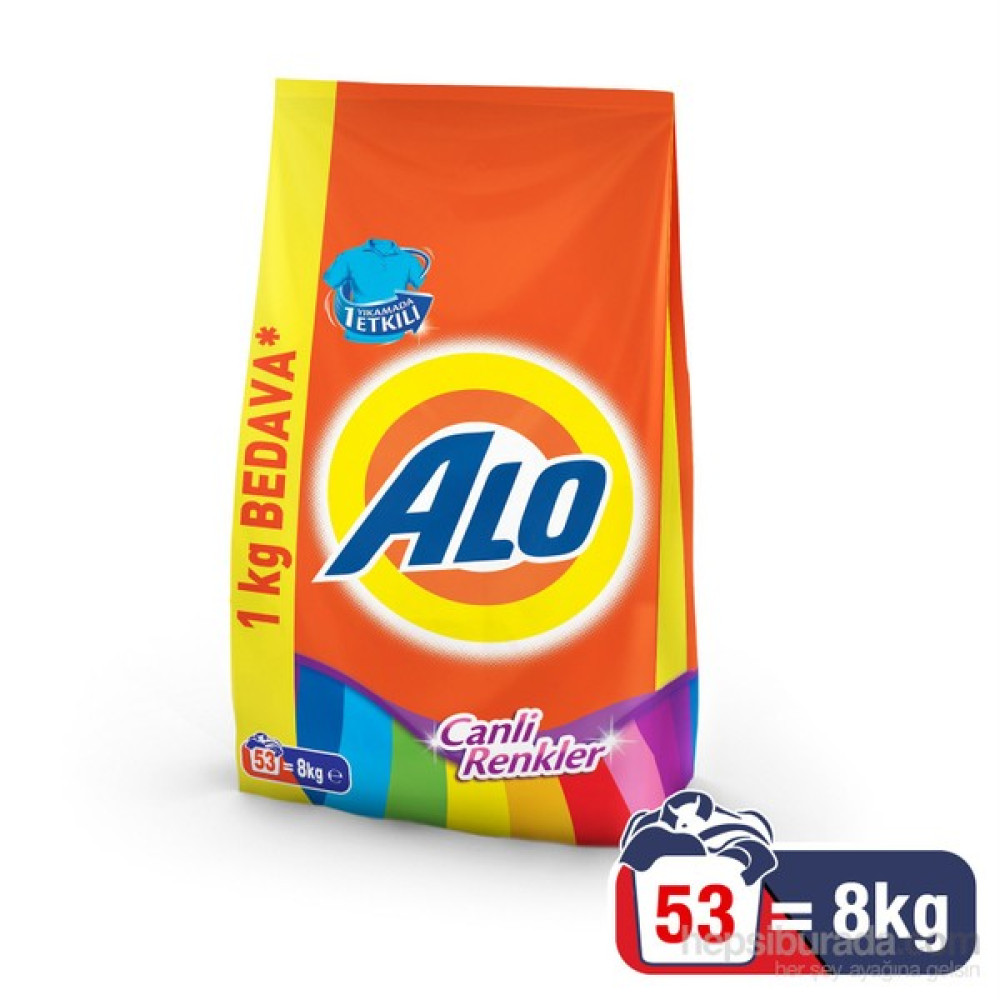 Alo Çamaşır Deterjanı Canlı Renkler 8 kg kk Çamaşır Deterjanı Fiyatı