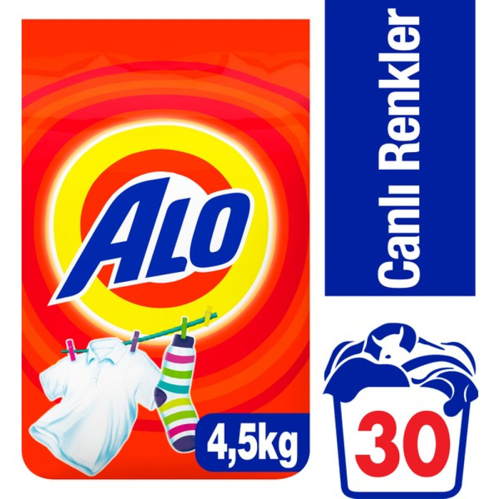 Alo Matik Canlı Renkler 4.5 Kg - 4,5 kg Çamaşır Deterjanı Fiyatı