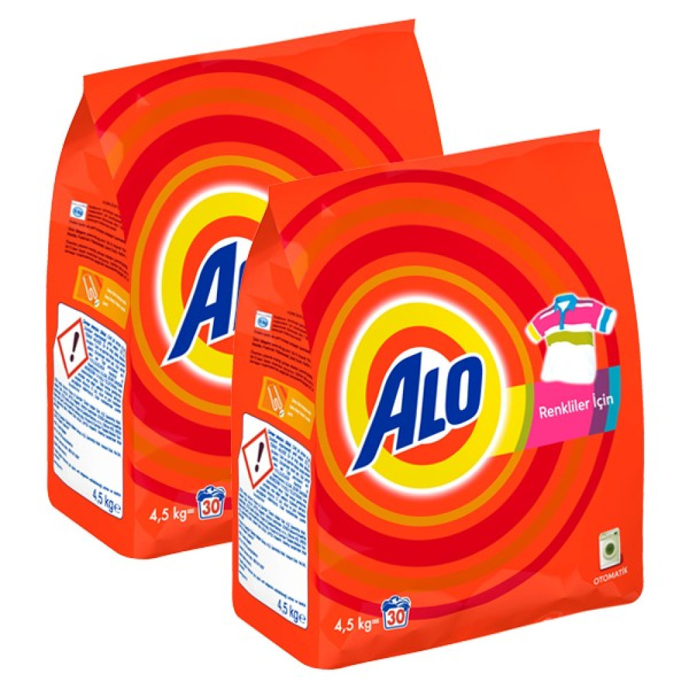 Alo Matik Canlı Renkler 4.5 kg x 2 Adet - 9 kg Çamaşır Deterjanı Fiyatı