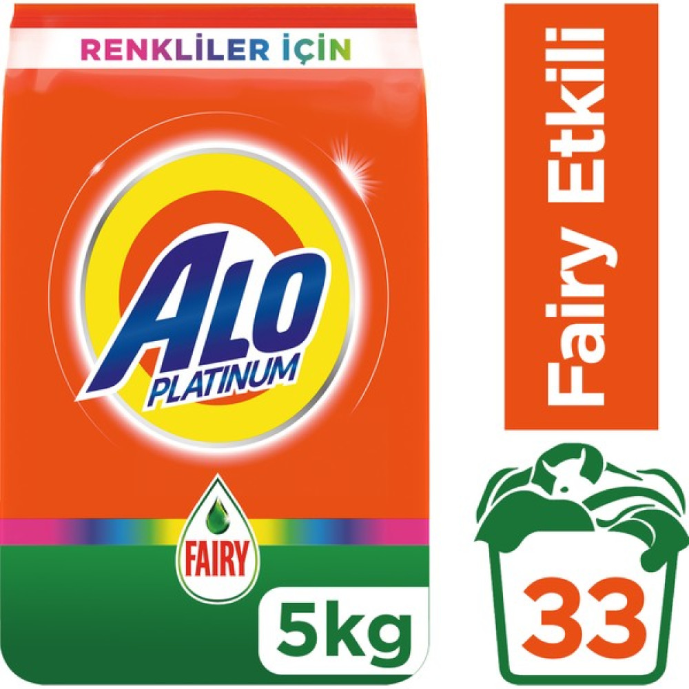 Alo Platinum 5 kg Toz Çamaşır Deterjanı Fairy Etkili Renkliler İçin Çamaşır Deterjanı Fiyatı