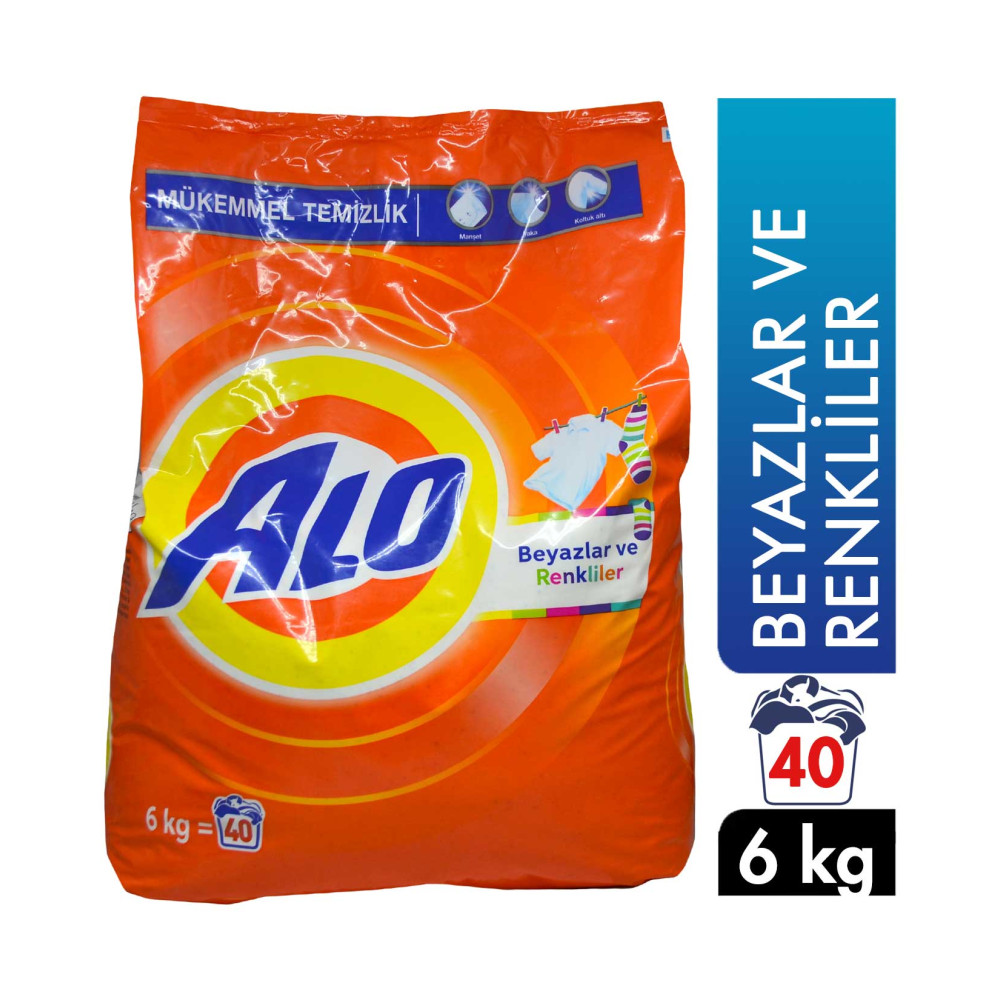 Alo Toz Çamaşır Deterjanı 6 kg Beyazlar ve Renkliler İçin Çamaşır Deterjanı Fiyatı