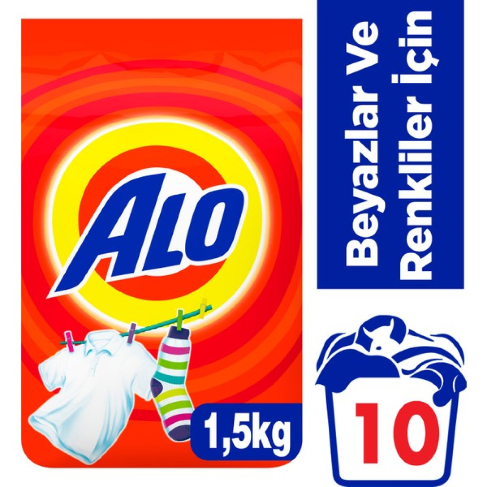 Alo Toz Çamaşır Deterjanı Beyazlar ve Renkliler İçin 1.5 kg - 1,5 kg Çamaşır Deterjanı Fiyatı