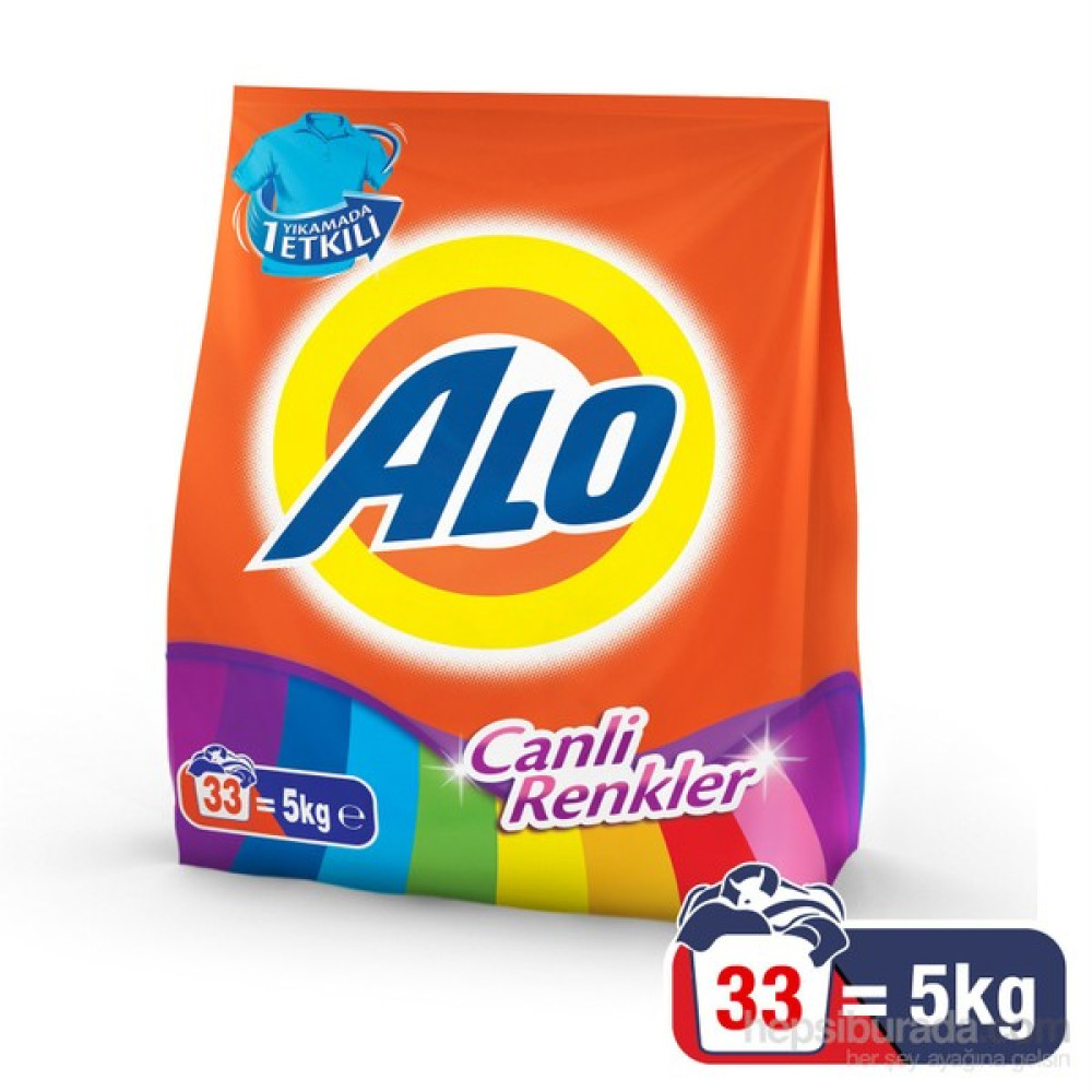 Alo Toz Çamaşır Deterjanı Canlı Renkler 5 kg kk Çamaşır Deterjanı Fiyatı
