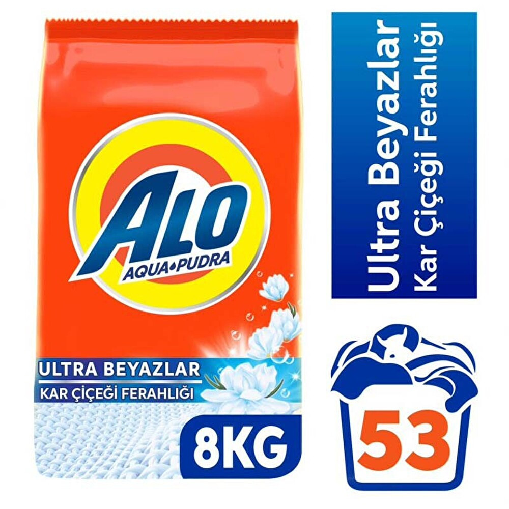 Alo Ultra Beyazlar Kar Çiçeği Ferahlığı 8 Kg Çamaşır Deterjanı Fiyatı