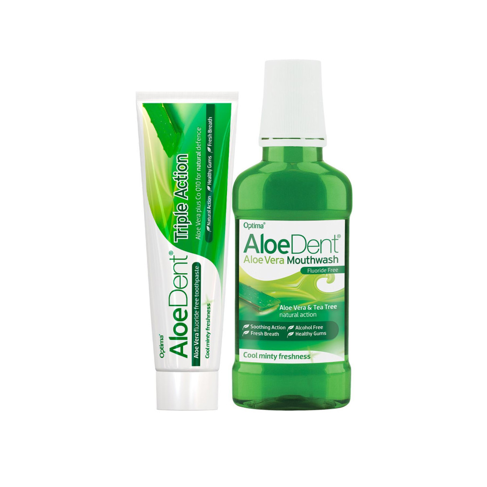 AloeDent Aloevera 3 Etkili Diş Macunu Florür Ve Sls Içermeyen 100ml Ağız Bakım Suyu 250ml Aloe Dent Diş Macunları Fiyatı