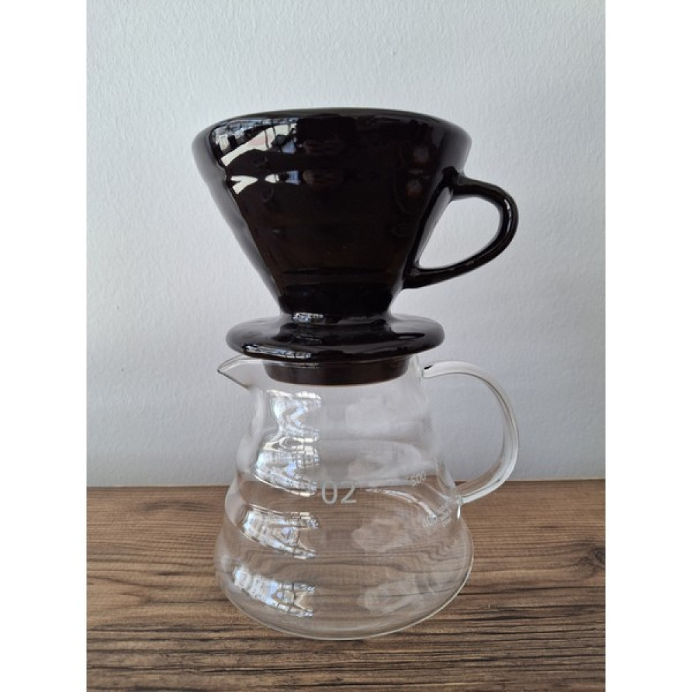 Aloha Seramik V60-02 Dripper Filtre Kahve Demleme Seti Çay / Çaydanlık Setleri Fiyatı