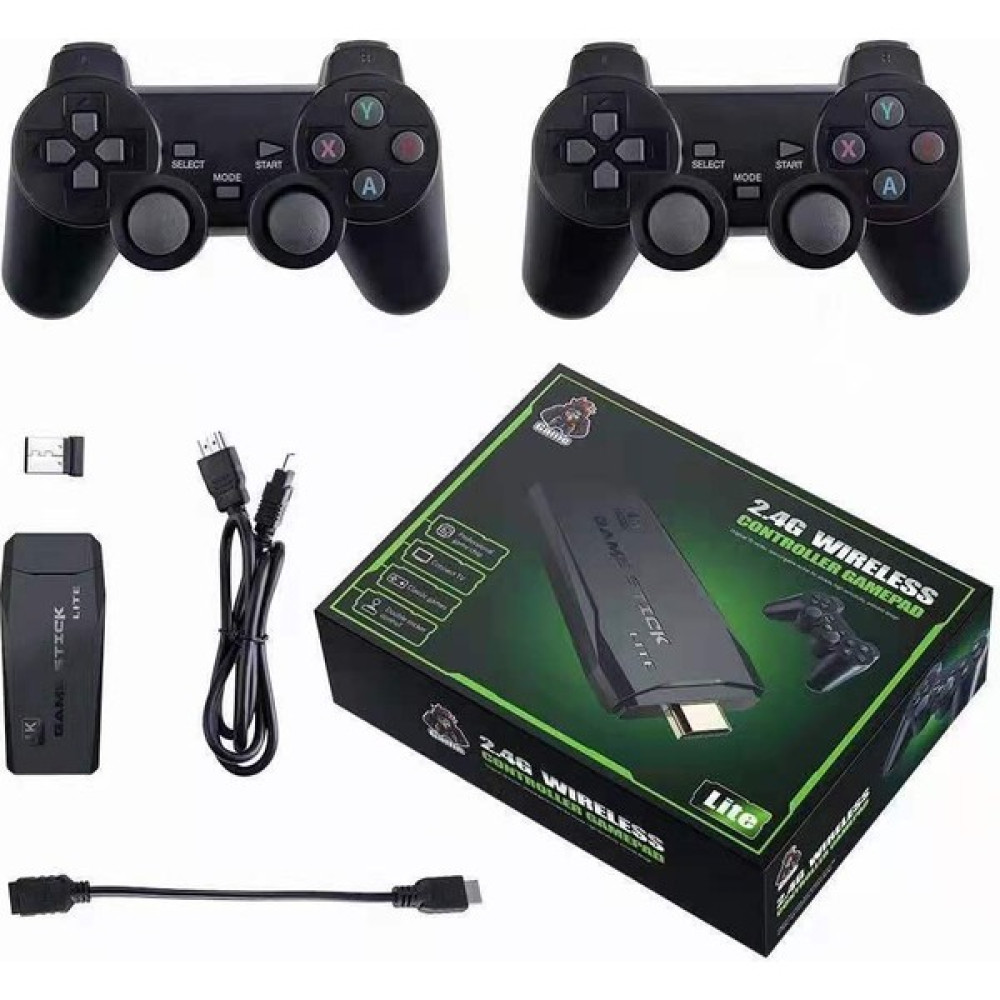 Aloneling M8 Oyun Konsolu Y3 Tv Oyun Konsolu 2.4g Kablosuz Çift PS1HDMI Hd 4K (Yurt Dışından) - Black Nintendo Oyunu Fiyatı