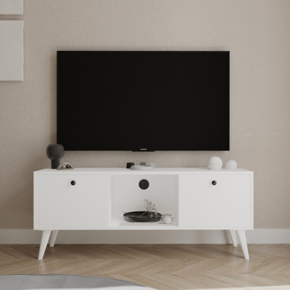 Alonex Force Beyaz Tv Ünitesi 140 cm Tv Ünitesi / Sehpası Fiyatı