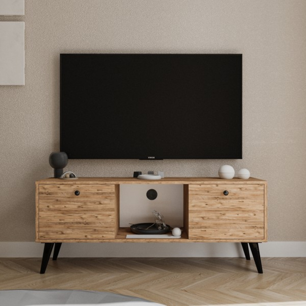 Alonex Force Tv Ünitesi 140 cm - Atlantik Çam Tv Ünitesi / Sehpası Fiyatı