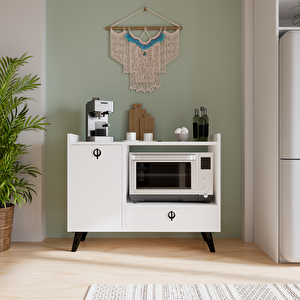 Alonex Home Aria Çok Amaçlı Dolap 2 Kapaklı Raflı Kiler Mutfak Dolabı Beyaz Mutfak Dolabı / Mobilyası Fiyatı