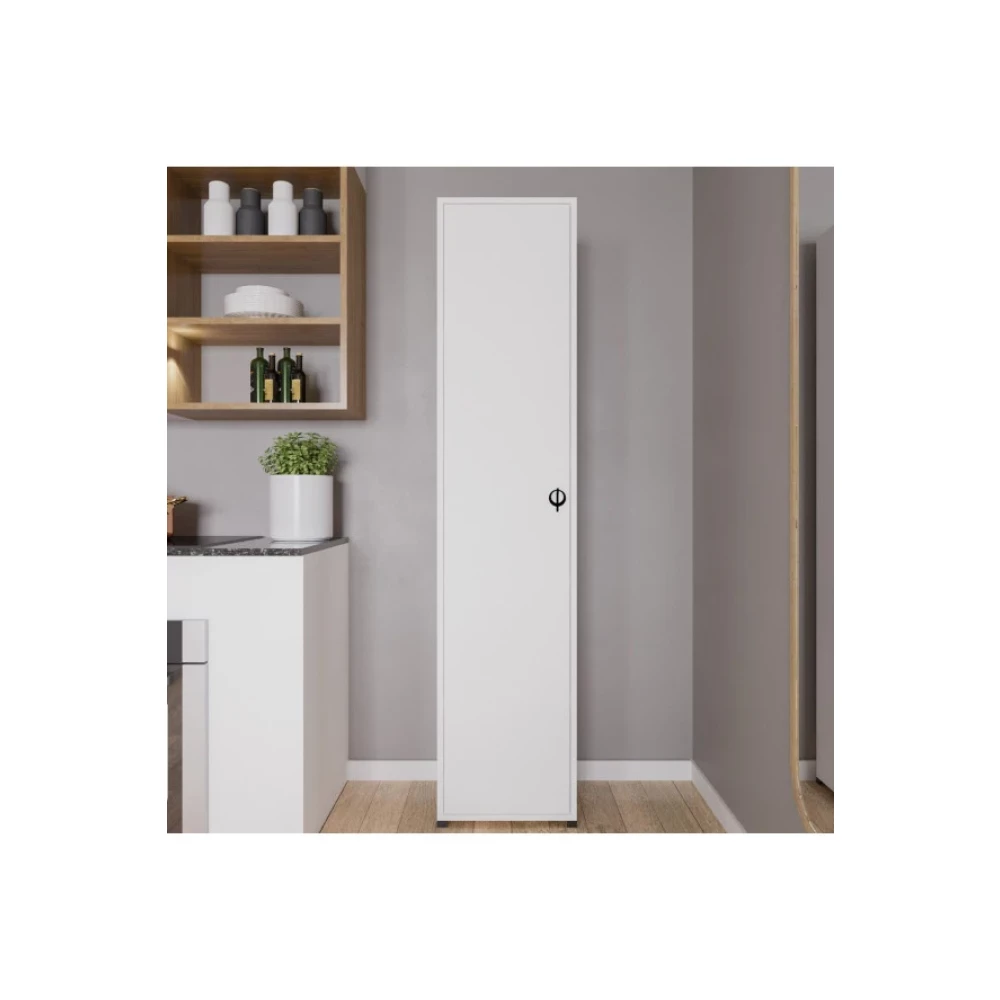Alonex Home Rosso 5 Rafli Cok Amacli Mutfak Dolabi Banyo Dolabi Cok Amacli Dolap (Beyaz) Gardrop & Dolap Fiyatı