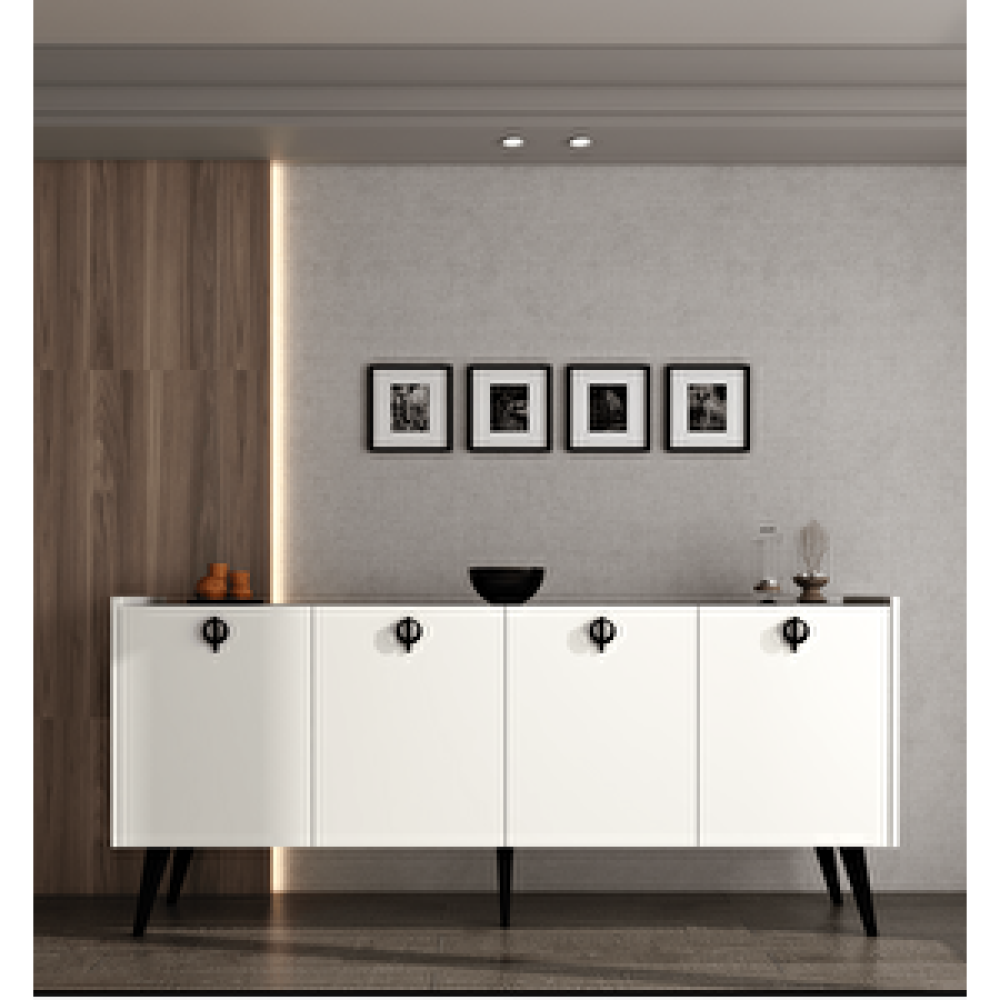 Alonex Kaya Konsol Ay Taşı Mermer Desenli 180 Cm Yemek Odası Ofis Salon Ünite Konsol Mobilya Fiyatı
