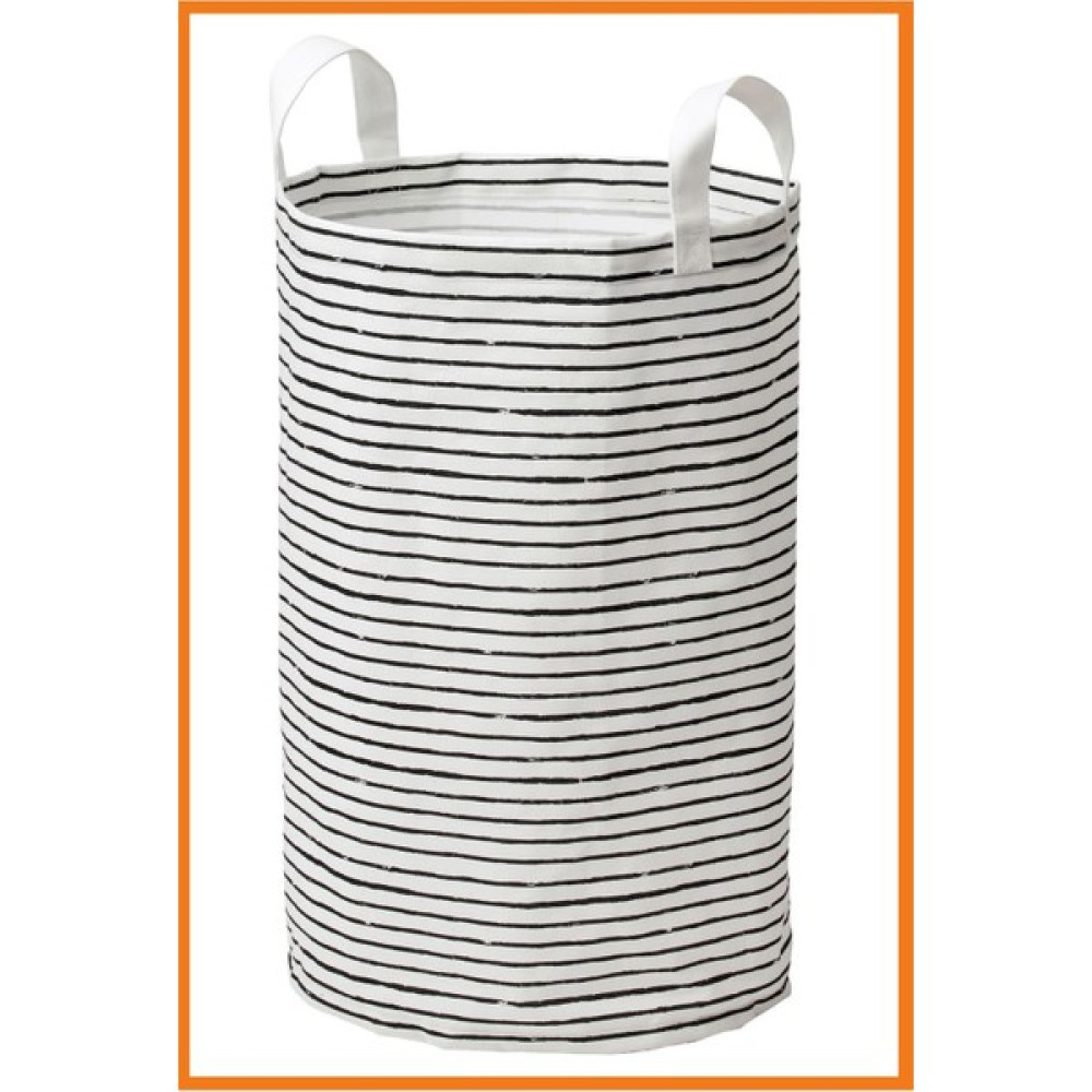 Alony Home Klunka Çamaşır Torbası 60 Lt 60 cm Polyester Beyaz Siyah Oto Boyaları Fiyatı