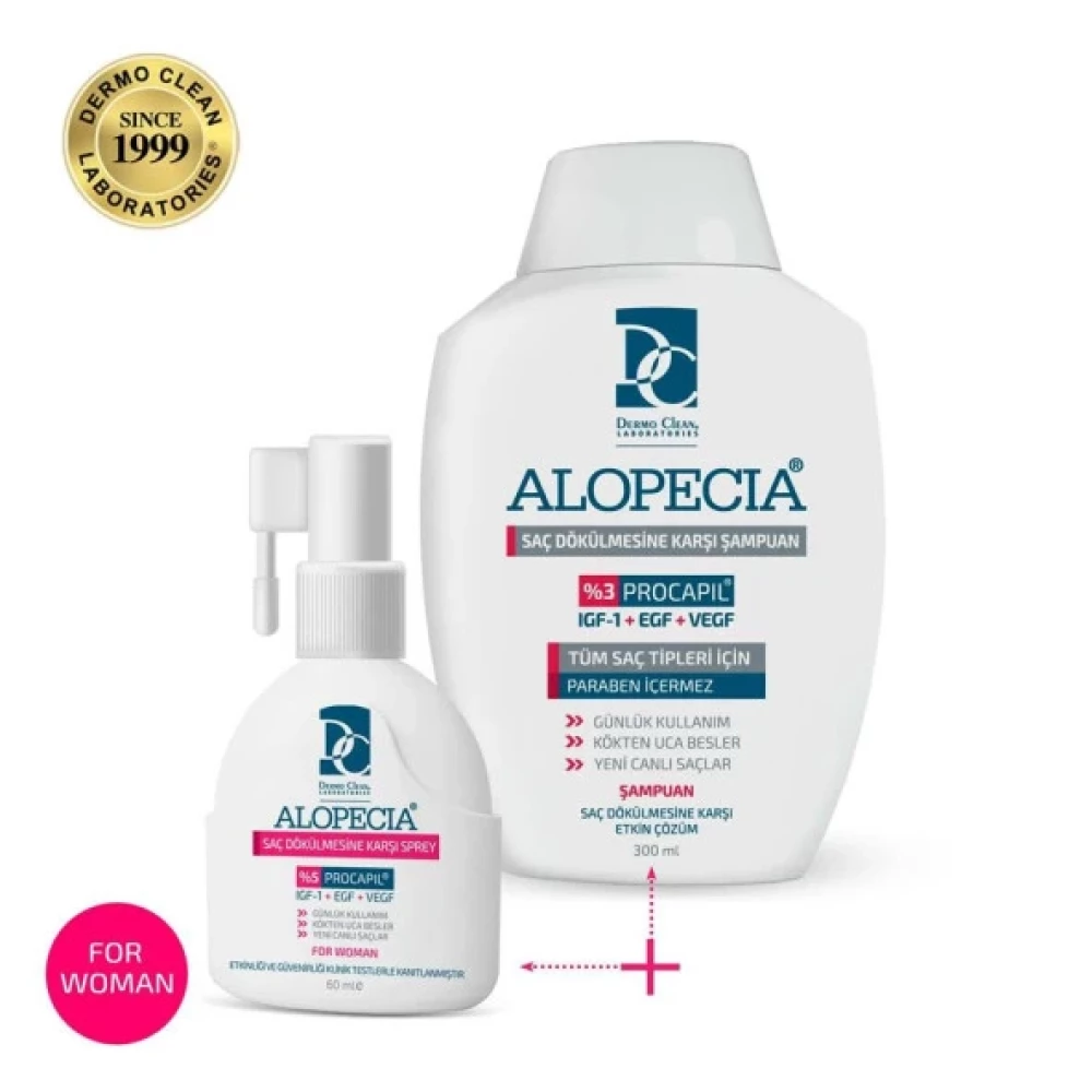Alopecia Kadin Procapil Ve Igf Icerikli Serum Ve Sampuan Saç Dökülmesine Karşı Ürünler Fiyatı