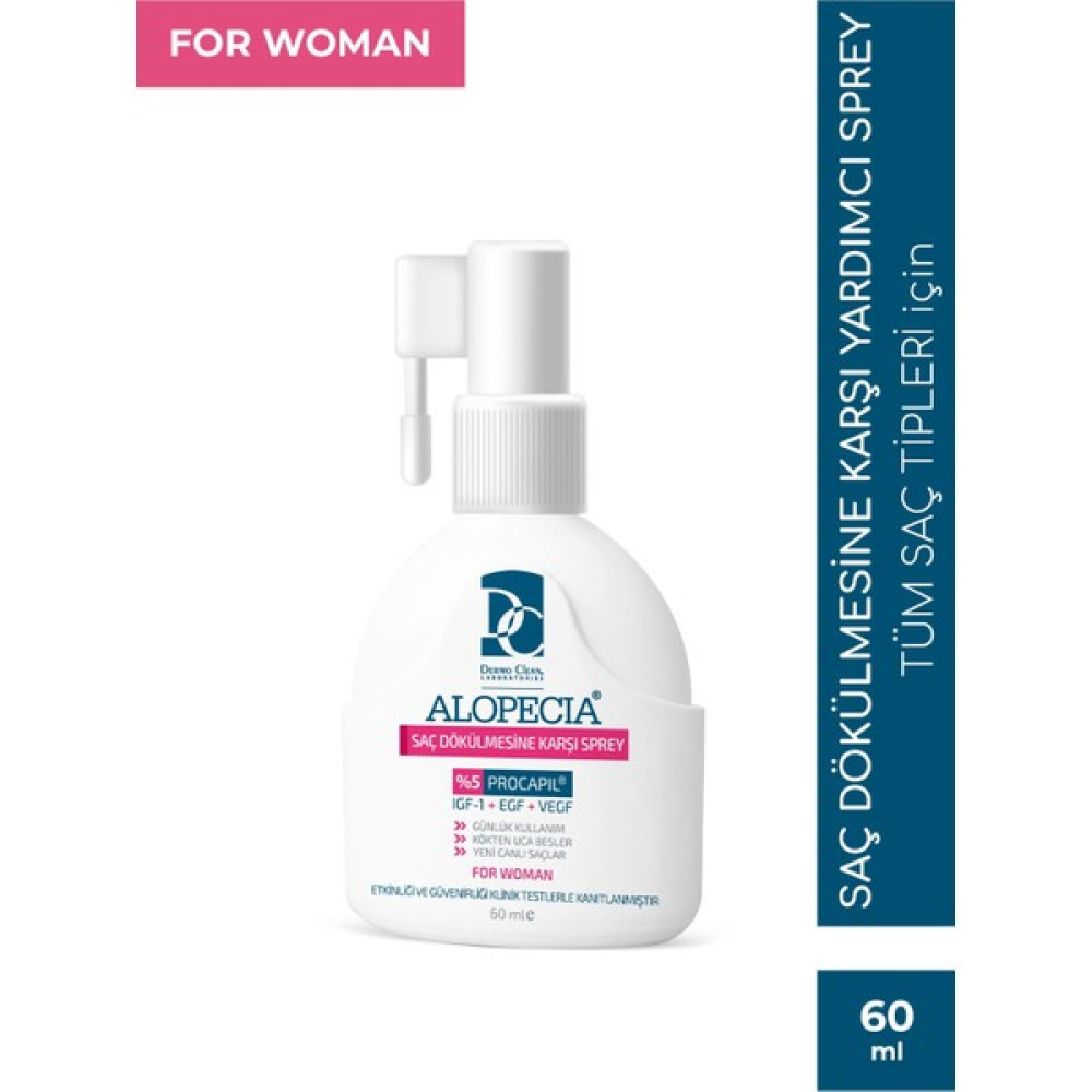 Alopecia Procapil ve Igf Içerikli Kadın Saç Spreyi(Serum) 60 ml - 108 Saç Şekillendirici Sprey Fiyatı