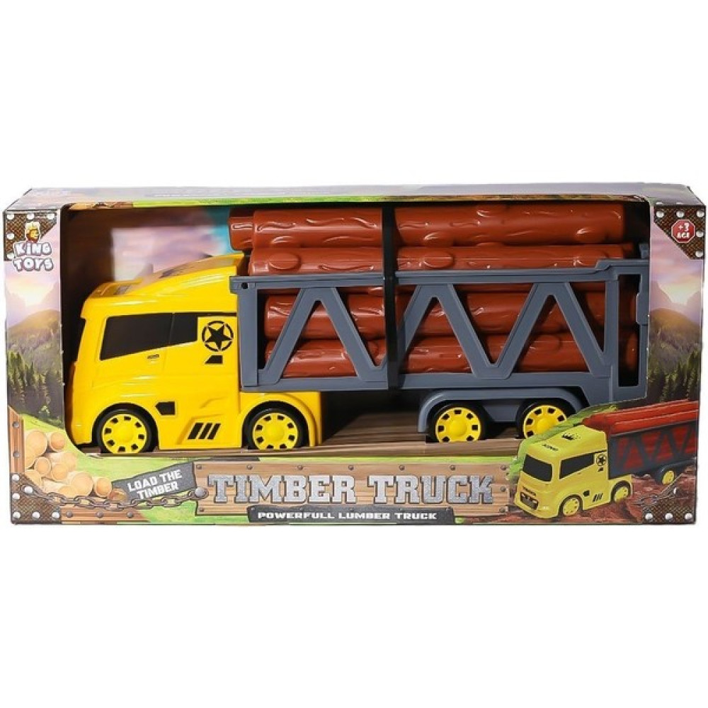 Alorise Lal 1125 Kereste Kamyonu 38 cm -Kingtoys - Şeffaf Eğitici Oyuncak Fiyatı