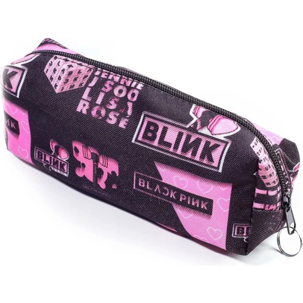 Alp Collection Siyah Blackpink Kpop Desenli Kalemlik Fermuarlı Makyaj Çantası Kalemlik (Kalem Kutusu) Fiyatı