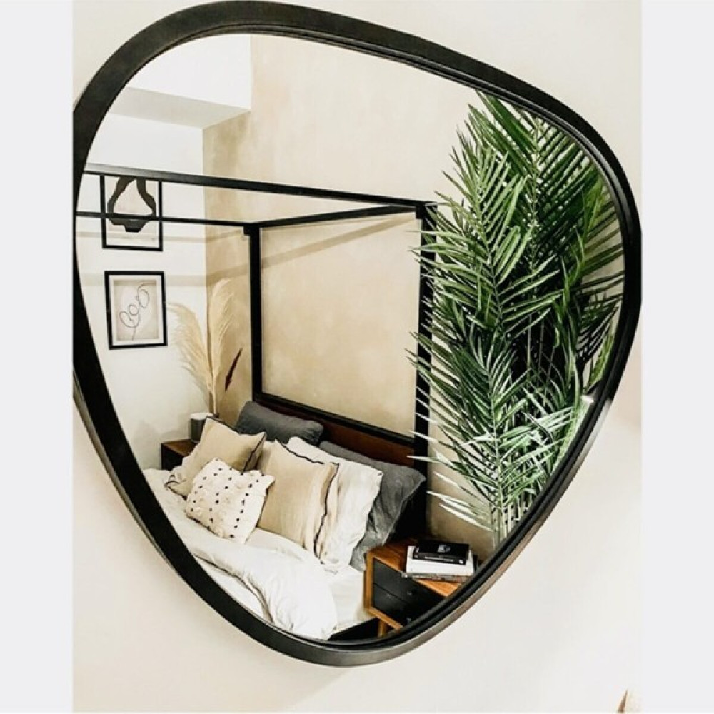 Alp Design Dekoratif Ayna Modern Tasarım 40 x 70 cm - Siyah - 70 x 70 Ayna Fiyatı