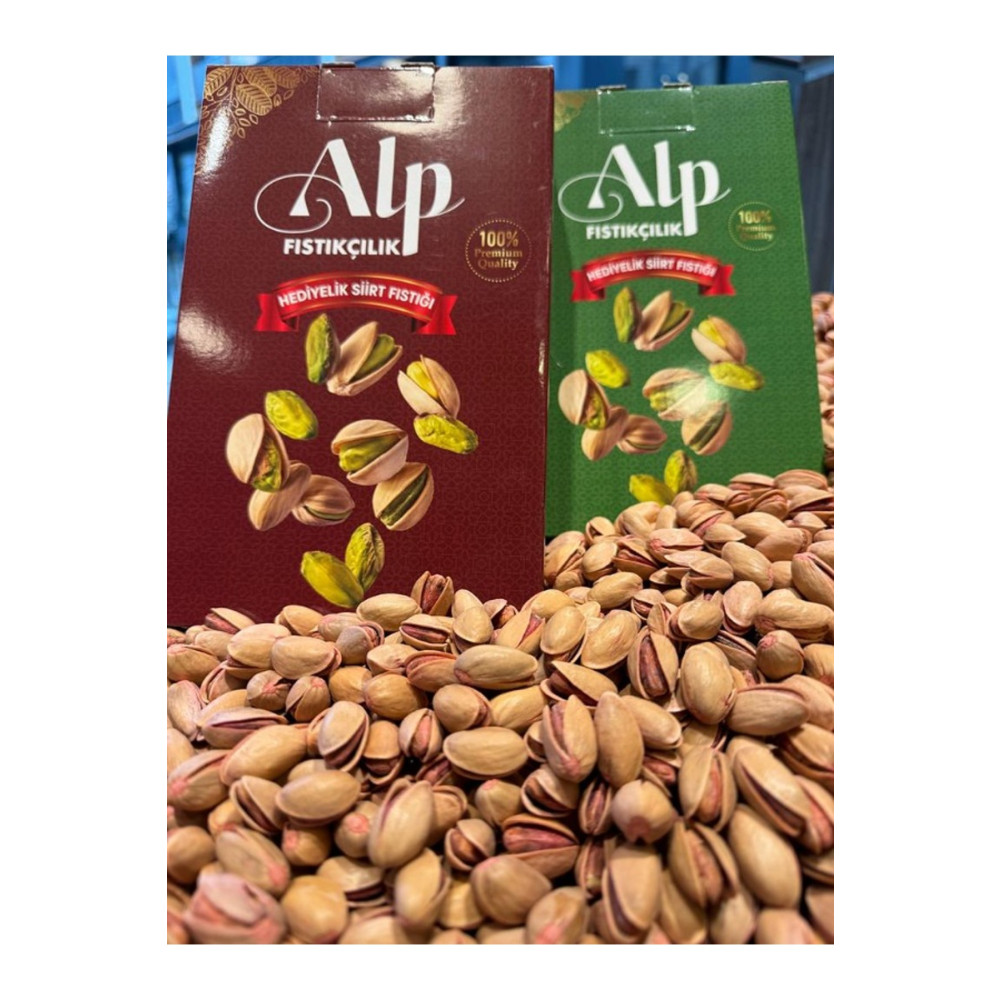 ALP FISTIKÇILIK 2 kg yeni mahsul siirt fıstığı kutuda Kuruyemiş Fiyatı