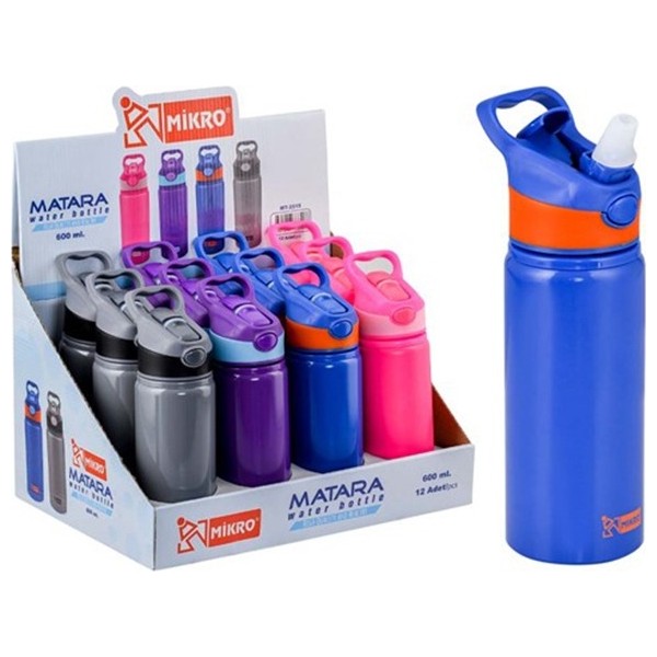 Alpa Store Mikro Alüminyum Matara 600 ml - Mor Suluk Fiyatı