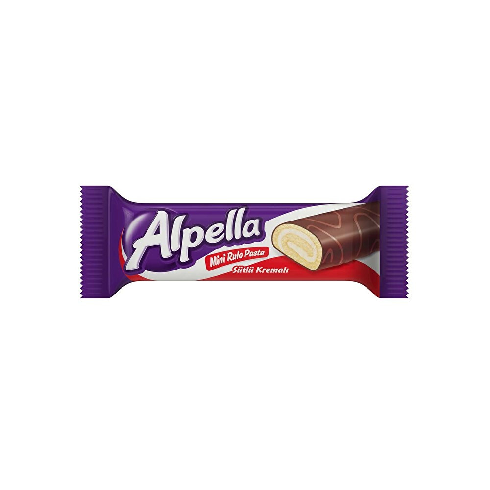 Alpella Kakaolu Kaplamalı Kremalı Mini Rulo Pasta Bisküvi ve Kek Fiyatı