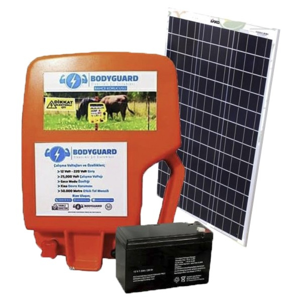 Alpex Elektrikli Çit Cihazı 25000 Volt Gece Modlu Model Panelli Set Oto Boyaları Fiyatı