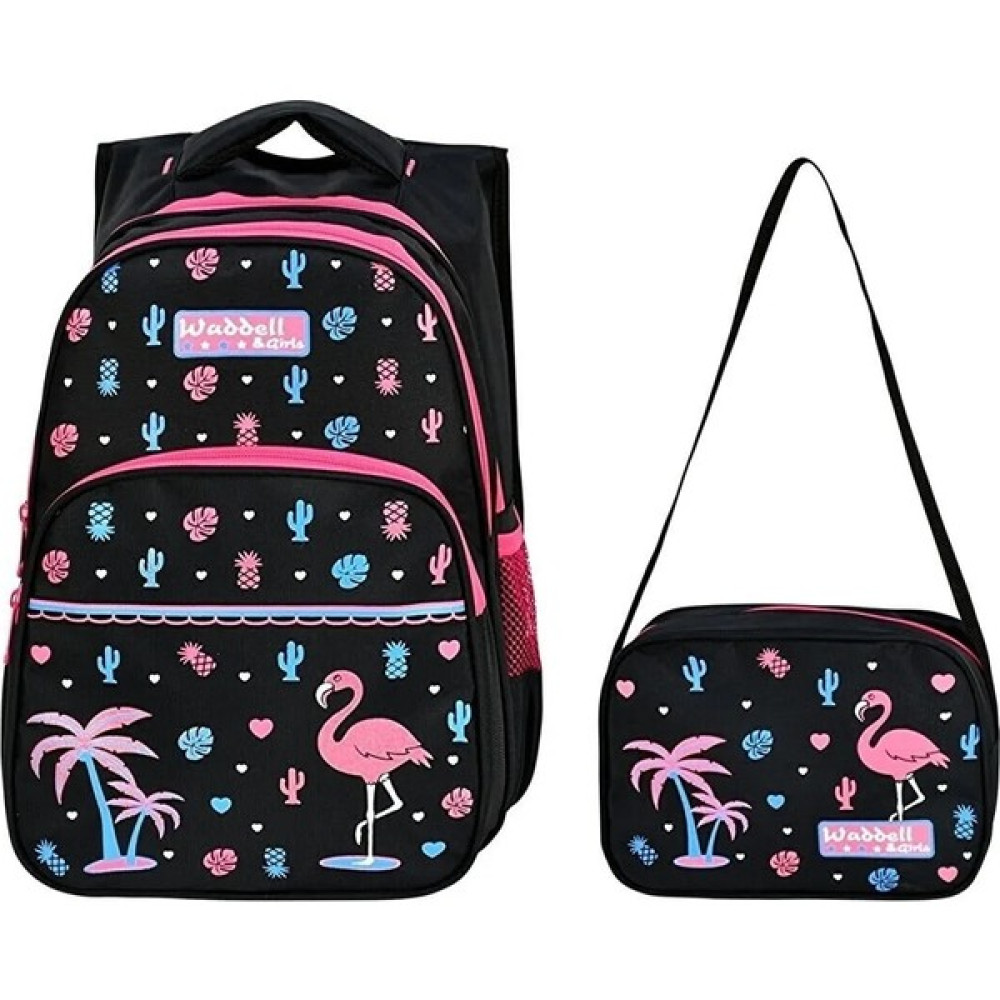 Alpha Club BAG Filamingolu Figürlü Beslenme&çanta Su Geçirmez 2'li Takım Unisex Sırt Çantası Fiyatı