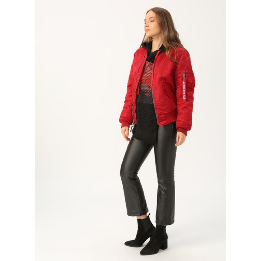 Alpha Industries WJM44500C1 Kırmızı Şişme Mont Bayan Mont Fiyatı