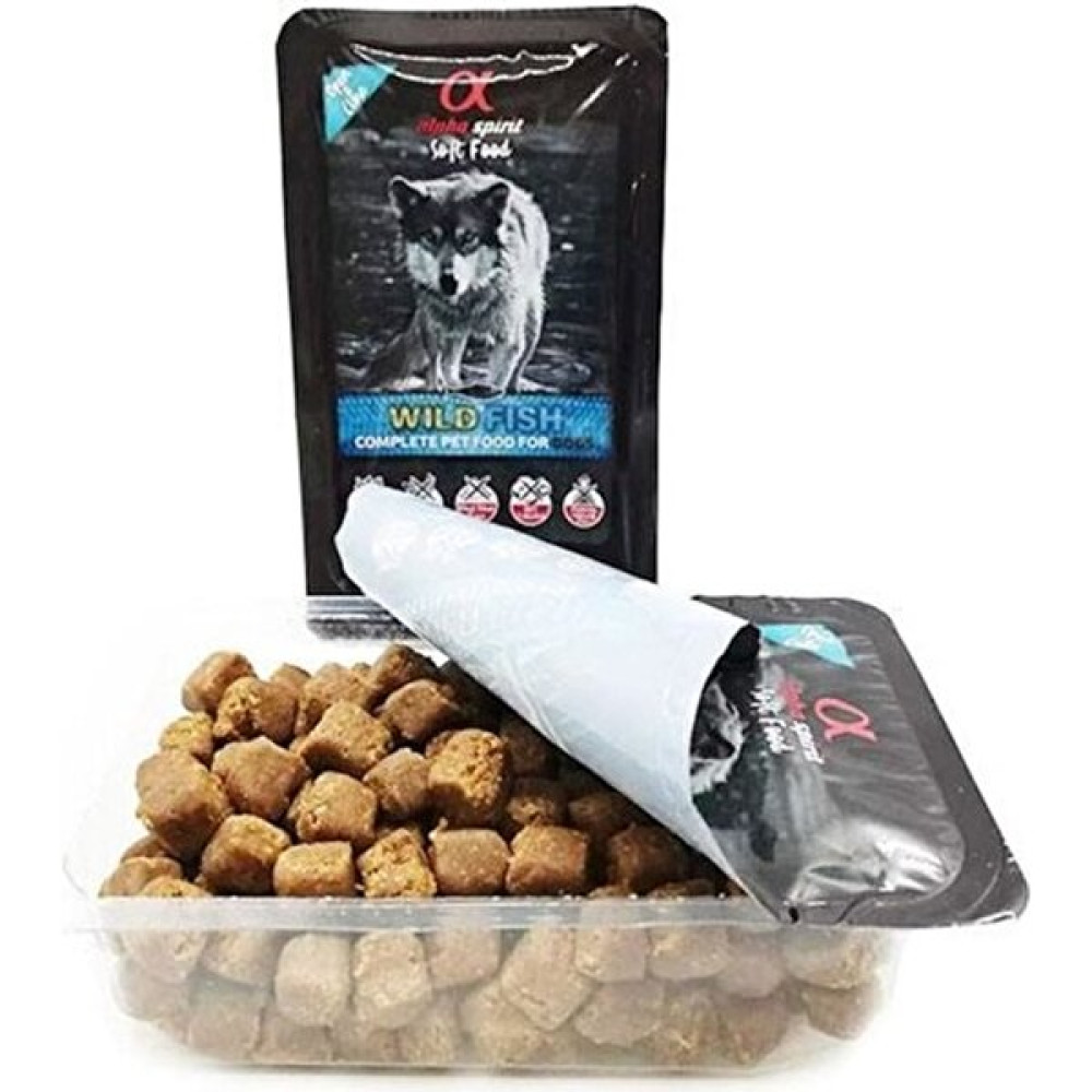 Alpha Spirit Wild Fish Dog Food - Balıklı Yaş Ödül Maması - 0 - Mavi Evcil Hayvan Ürünleri Fiyatı