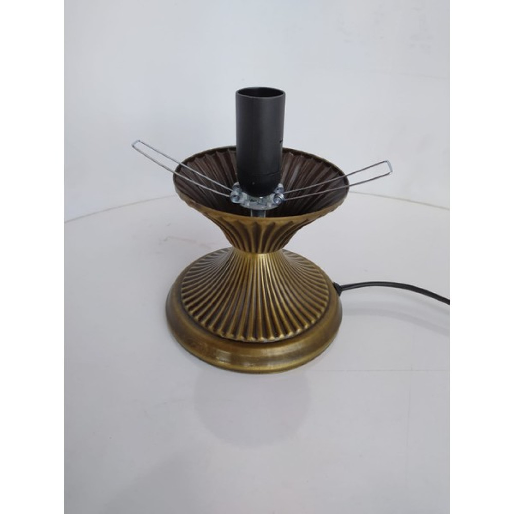 Alpha Tasarım Atölyesi Otantik Metal Altlık Çizgili Model E 14 Duylu Mozaik Lamba ve Su Kabağı Lambalar Için Uygun - Eskitme Abajur Fiyatı
