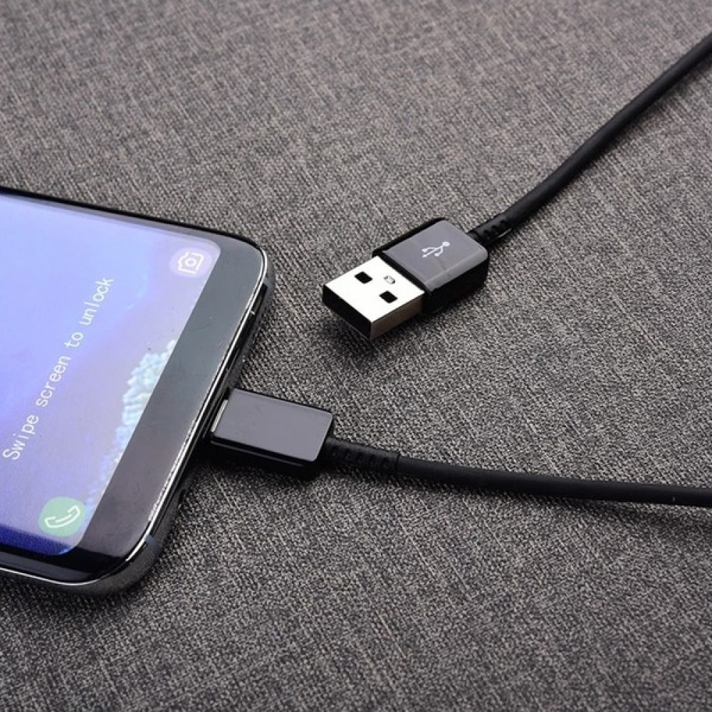 Alphone Samsung Hızlı Şarj ve Data Kablosu (Usb-C) - Siyah - Beyaz Cep Telefonu Şarj Cihazı Fiyatı