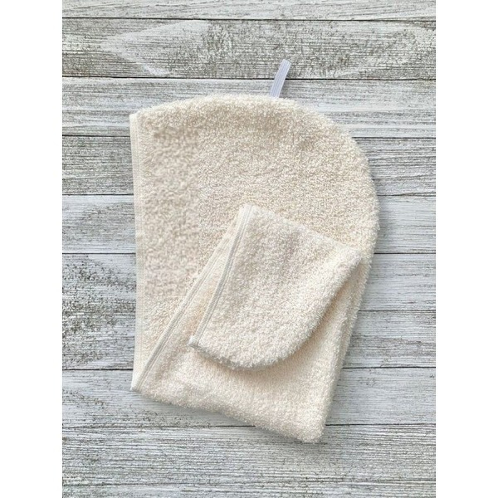 Alpin Collection Havlusaçbonesi - Saçkurutmahavlusu - Krem - 21 x 65 cm El / Yüz Havlusu Fiyatı