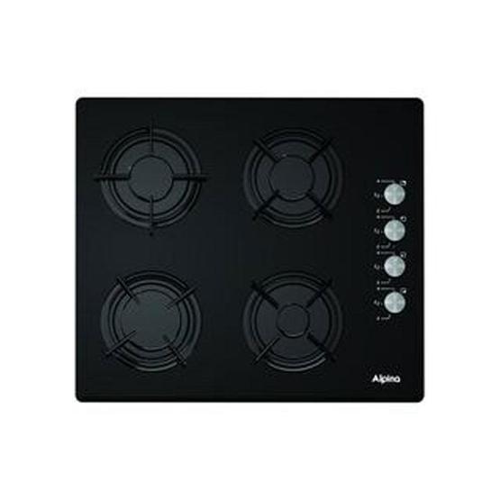 Alpina Siyah Statik Cam Ankastre Set