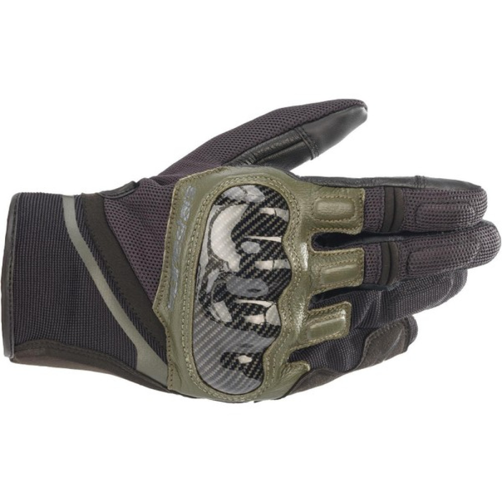 Alpine Stars Alpinestars Chrome Korumalı Motosiklet Eldiveni (Siyah / Yeşil) - 2XL Motorsiklet Eldivenleri Fiyatı