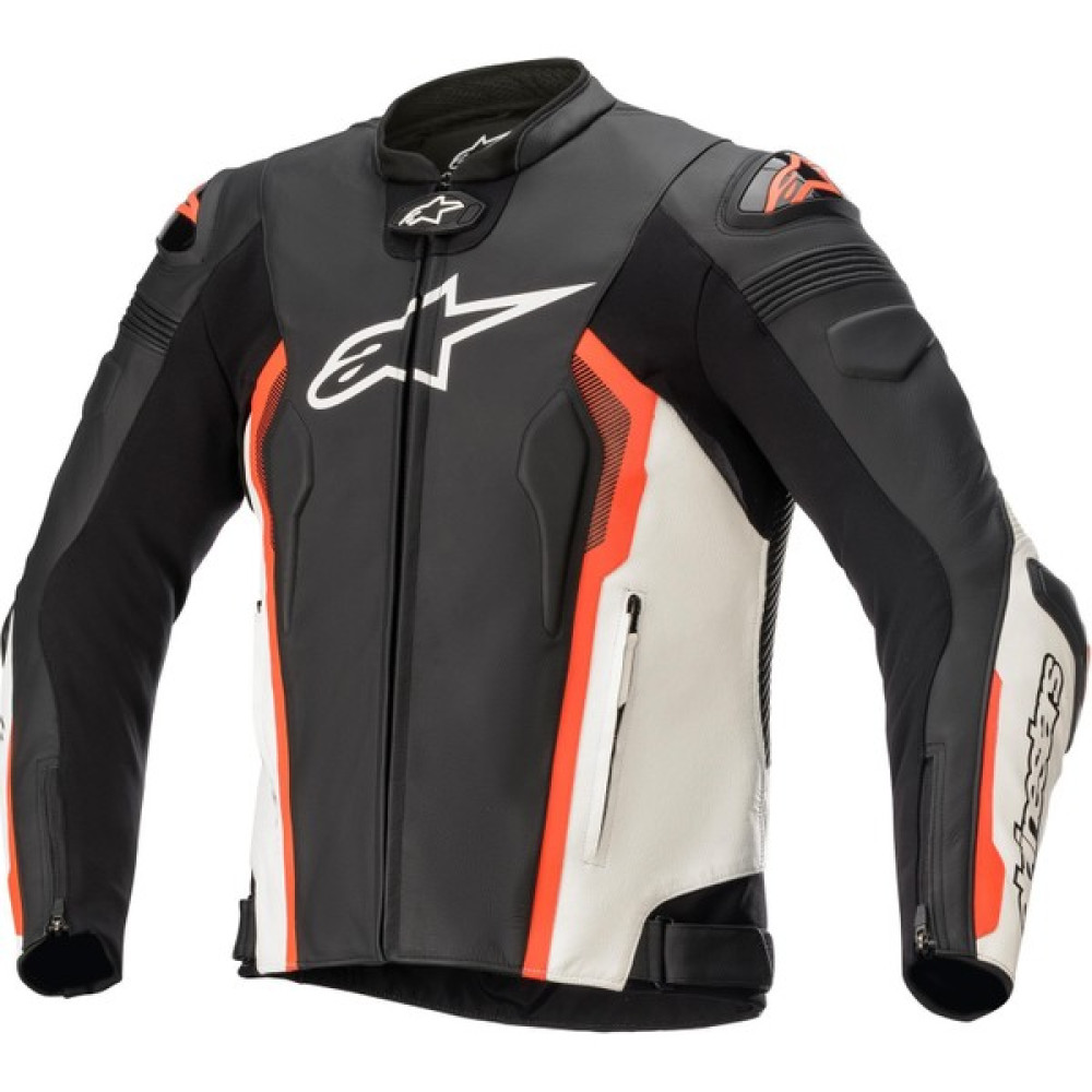 Alpine Stars Alpinestars Missile V2 Deri Korumalı Motosiklet Montu (Siyah / Beyaz / Kırmızı) - 54 Motorsiklet Montları Fiyatı