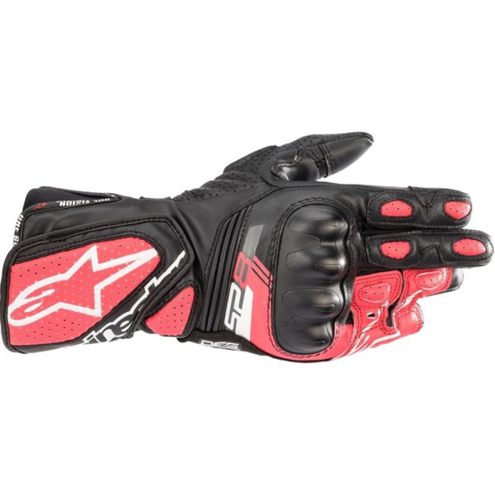 Alpine Stars Alpinestars Stella Sp-8 V3 Korumalı Kadın Motosiklet Eldiveni (Siyah / Pembe) - XS Motorsiklet Eldivenleri Fiyatı