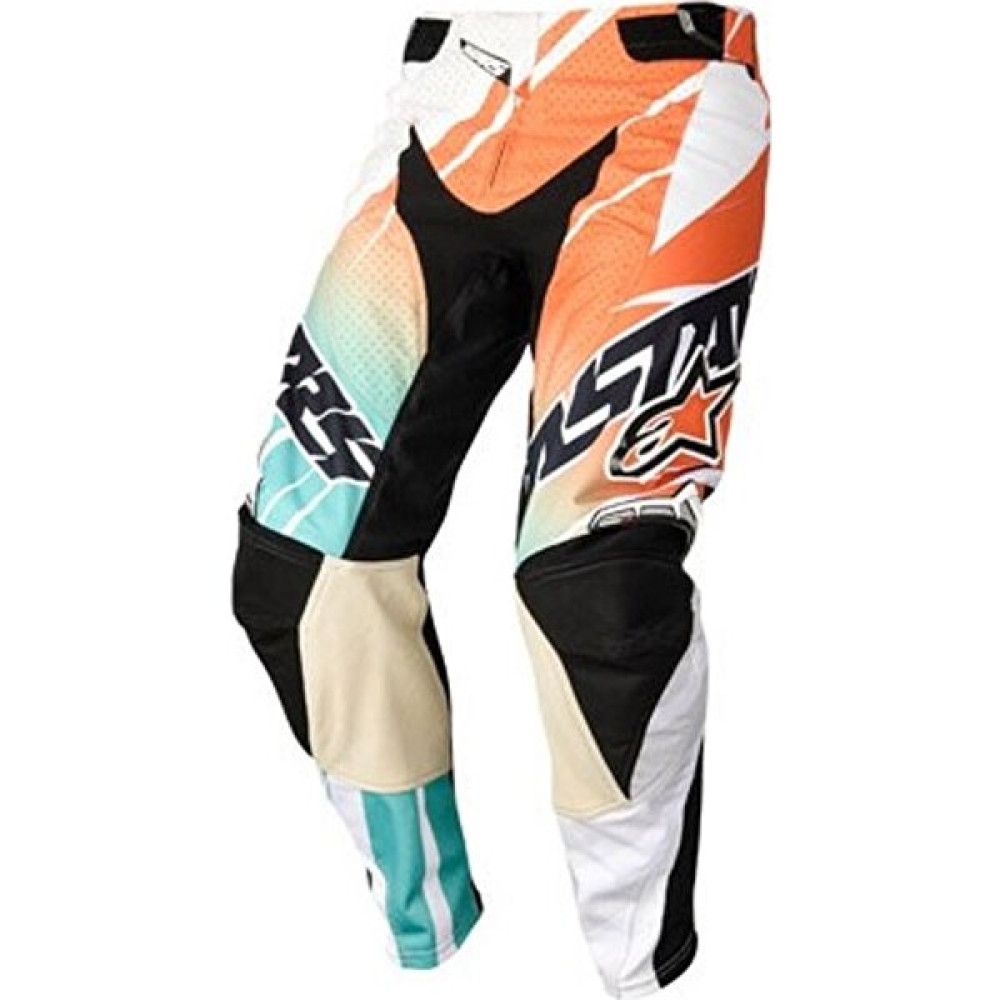 Alpine Stars Techstar Pants Motocross Pantolonu - Beyaz - Turuncu - Gri - 32 Motorsiklet Sürücüsü Giyim & Ayakkabı Fiyatı