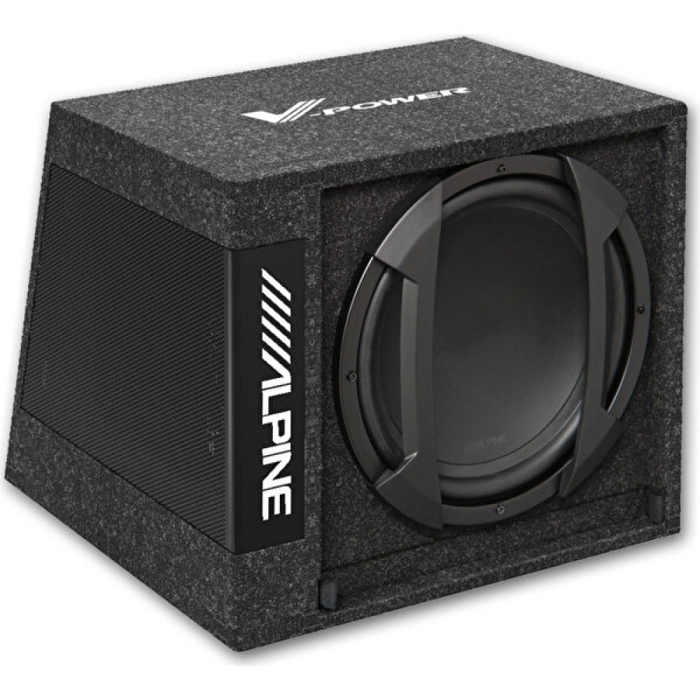 Alpine SWD‐355 AMFİLİ SUBWOOFER KUTUSU Oto Hoparlörleri & SubWoofer Fiyatı