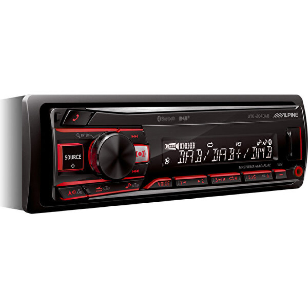 Alpine UTE-204DAB Bluetooth / Dijital Medya/dab Alıcı | Araba Teybi | Dab+, USB ve Akıllı Telefon Bağlantısı ve Dijital Radyo Oto Teypleri Fiyatı