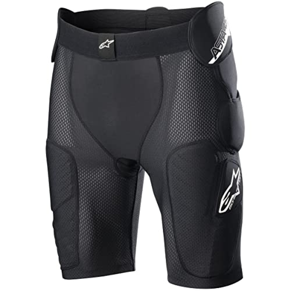 Alpinestars 6507823-10-XL: Bionic Action Protection Shorts Black Xl