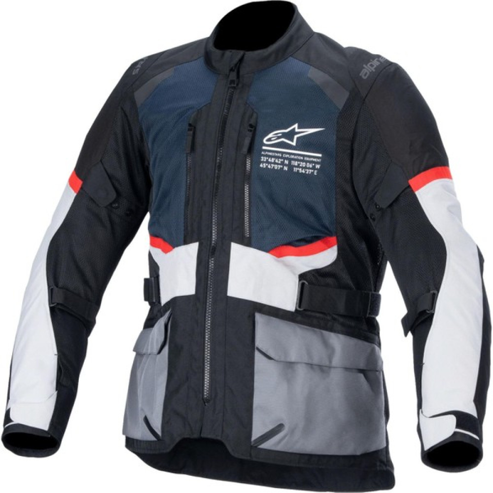 Alpinestars Andes Air Drystar Korumalı Motosiklet Montu Siyah / Gri / Mavi - S Motorsiklet Montları Fiyatı