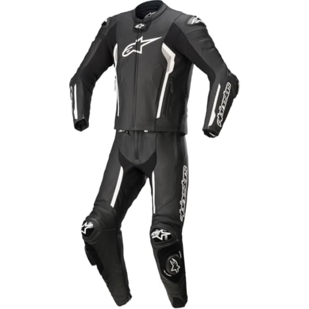 Alpinestars Missile v2 Leather Two-Piece Suit (48) (BLACK/WHITE)