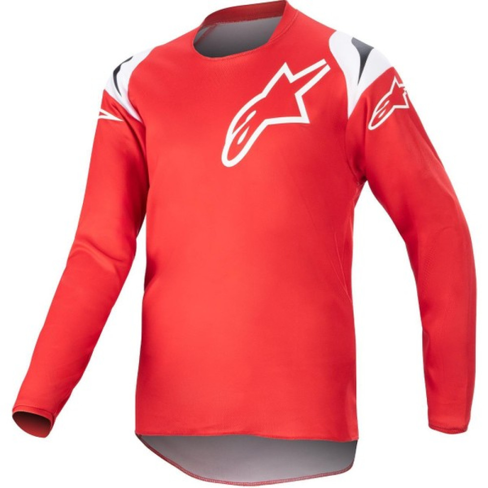Alpinestars Youth Racer Narin Genç Kros Motosiklet Jerseyi Kırmızı / Beyaz - L Motorsiklet Montları Fiyatı