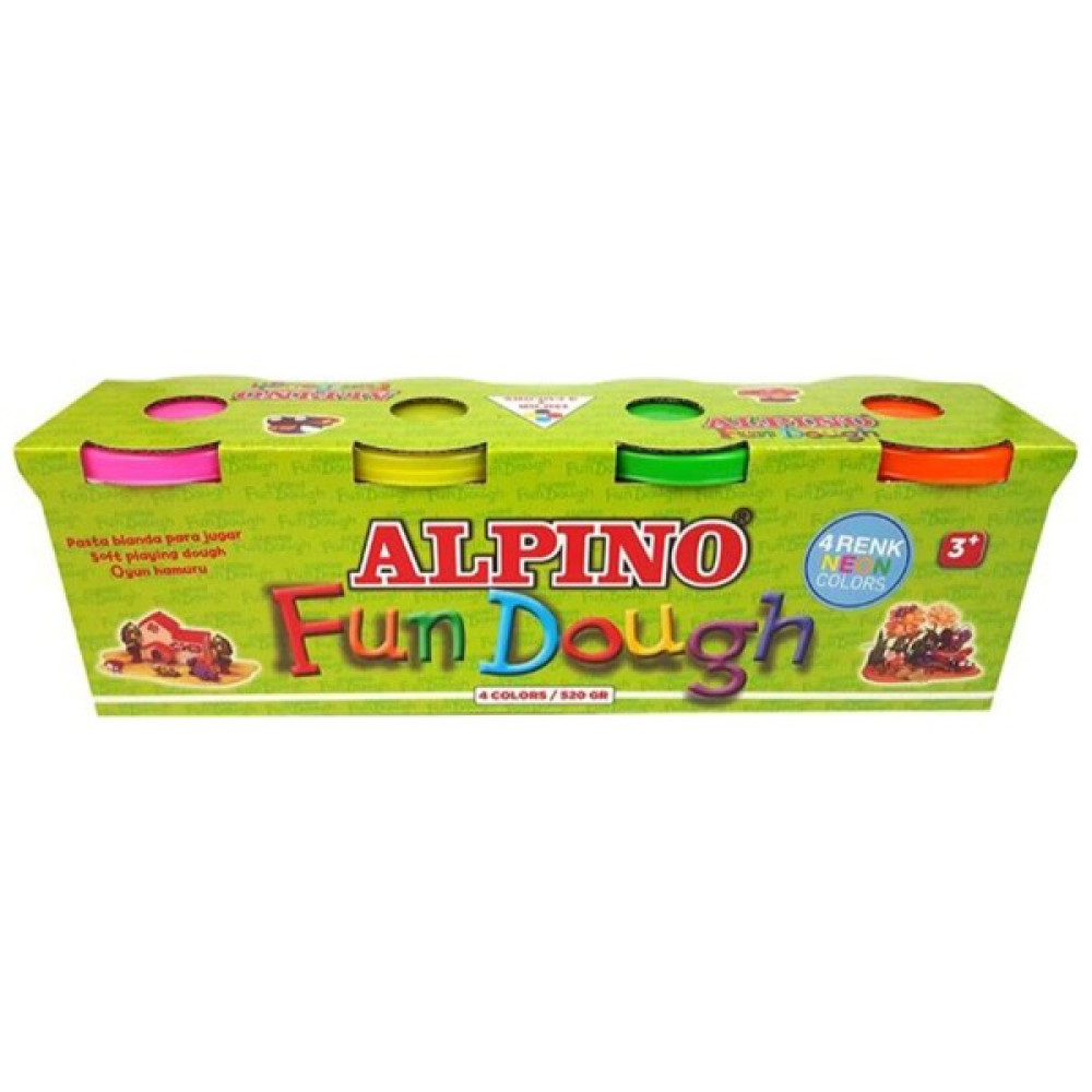 Alpino 4'lü Neon Oyun Hamuru Eğitici Oyuncak Fiyatı