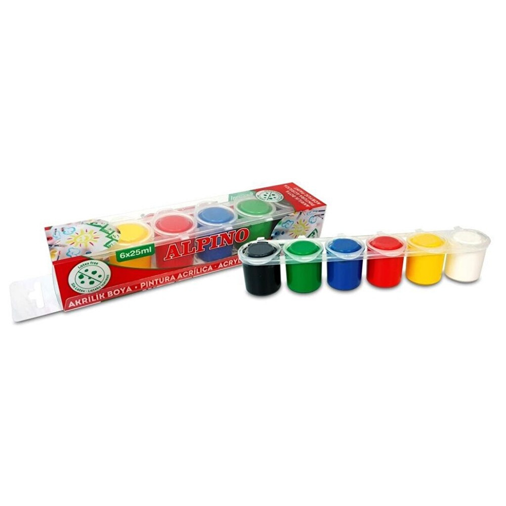 Alpino Akrilik Boya 6 Renk X 25 Ml Sanatsal Malzemeler Fiyatı