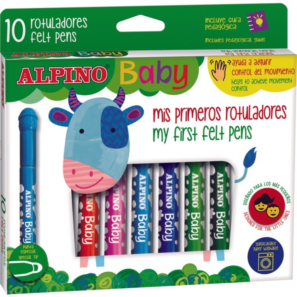 Alpino AR-002010 Baby Keçeli Kalem 10'lu Keçe Uçlu Kalem Fiyatı