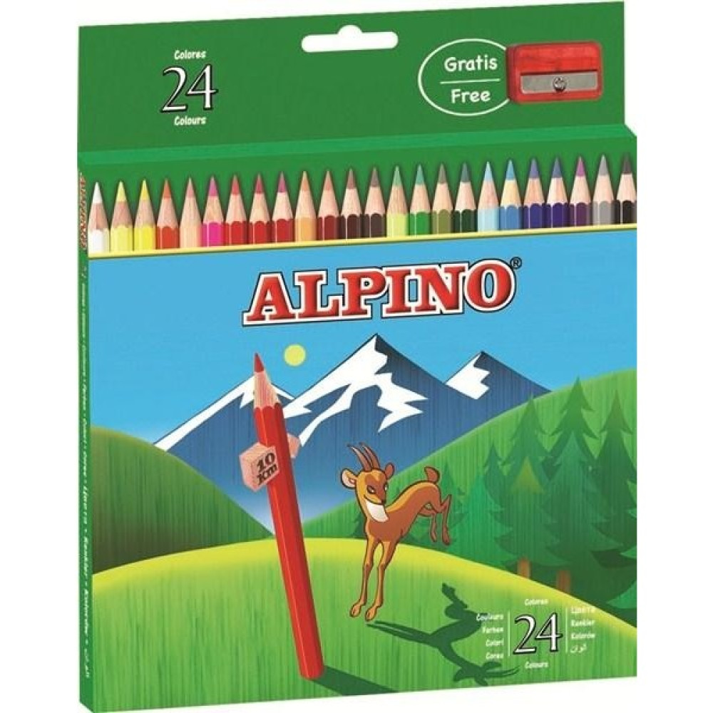 Alpino Kuru Boya Kalemi 24 Lü Al-658 Kuru Boya Kalemi Fiyatı