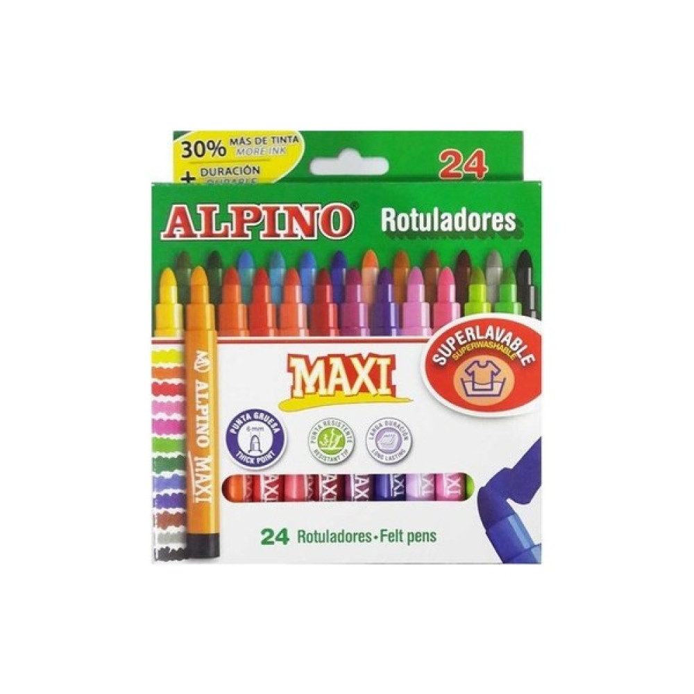 Alpino Maxi 12'li Keçeli Boya Keçe Uçlu Kalem Fiyatı