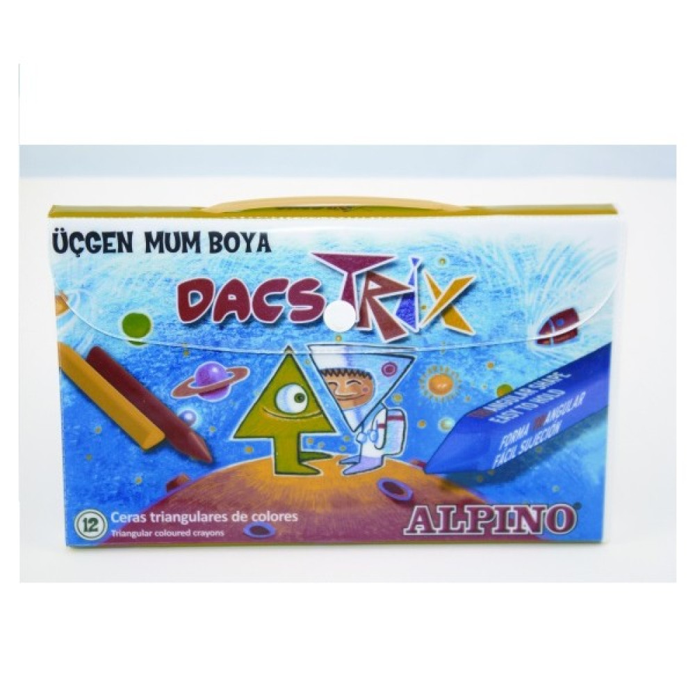 Alpıno Mum Boya 12Li Dacstrıx Üçgen Da-25 Mum Boya Fiyatı