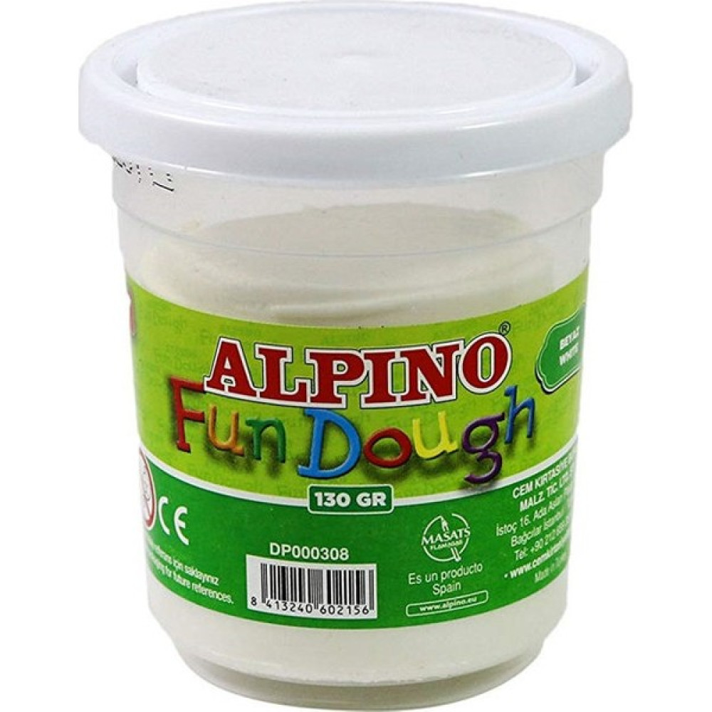 Alpino Oyun Hamuru 130 Gr. Beyaz Oyun Hamuru & Kil Fiyatı